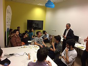 Fabio Pianesi, EIT Digital Research Director and Head of the ARISE Programme met the students